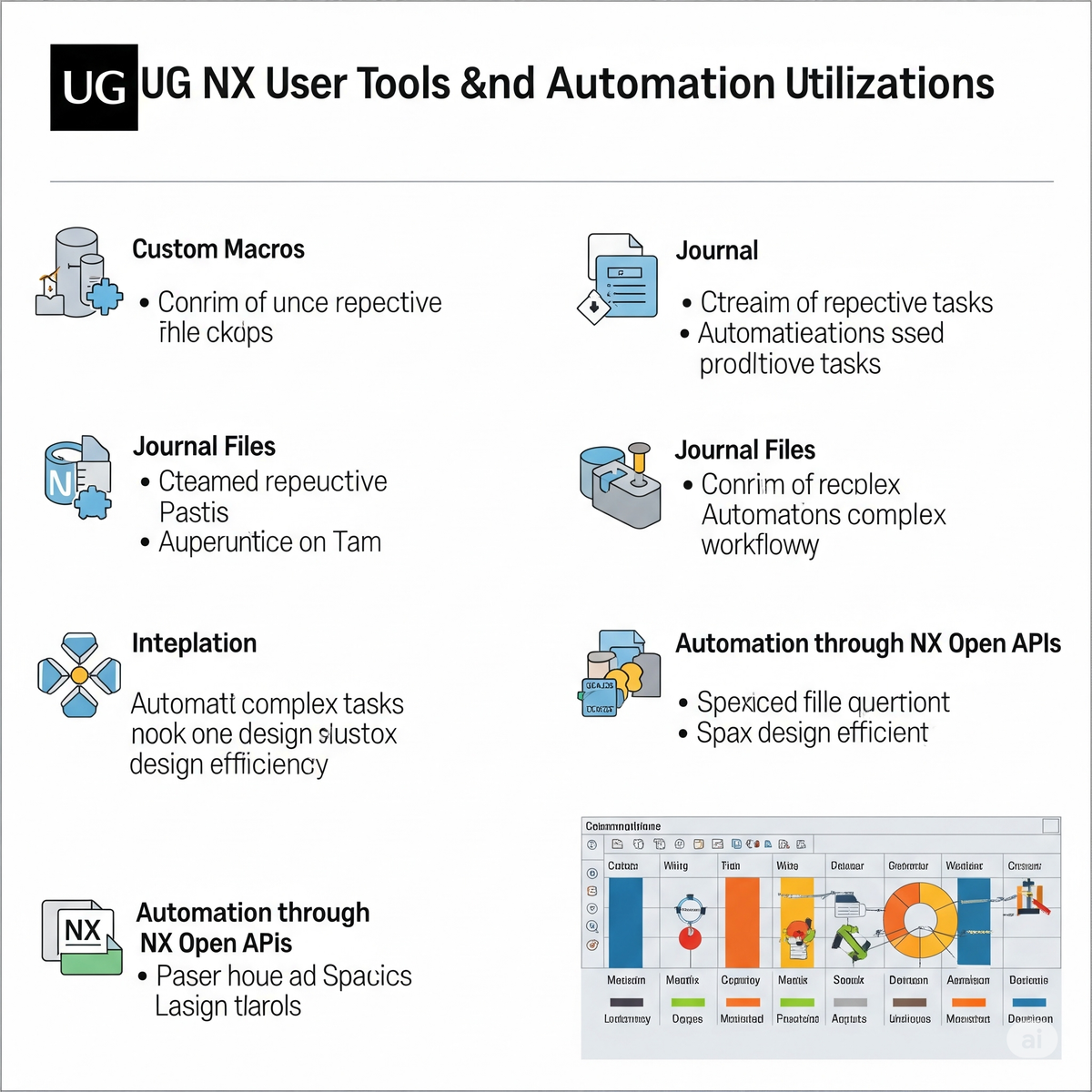UG NX User Tool 종류 및 자동화 활용법