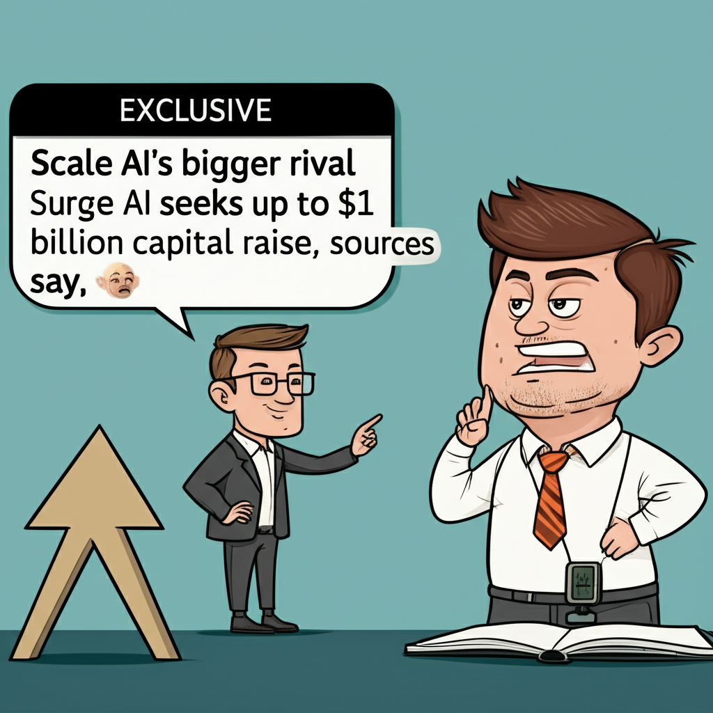 단독: Scale AI의 더 큰 라이벌 Surge AI, 최대 10억 달러 자금 조달 추진