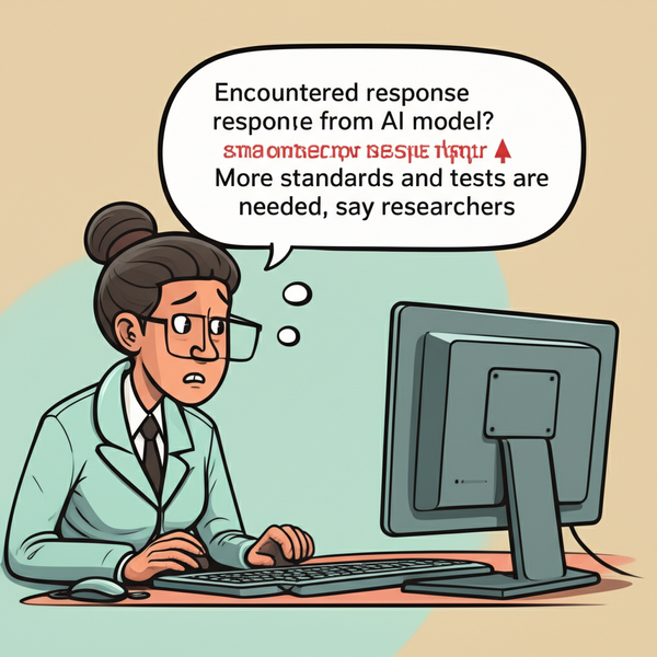 Encountered a problematic response from an AI model? More standards and tests are needed, say researchers
