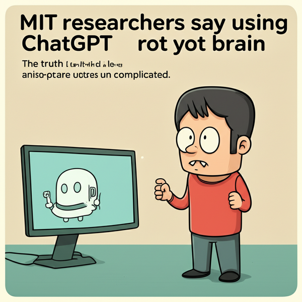 MIT researchers say using ChatGPT can rot your brain. The truth is a little more complicated