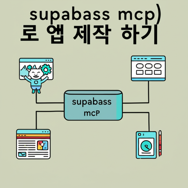 supabass mcp(model context protocol) 로 앱 제작 하기