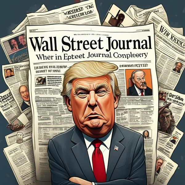 트럼프, 엡스타인 관련 WSJ 보도에 대해 100억 달러 명예훼손 소송 제기
